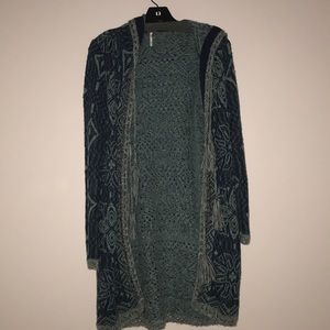 Free people long cardigan